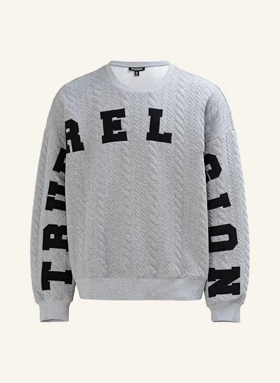 TRUE RELIGION Sweatshirt GRAU
