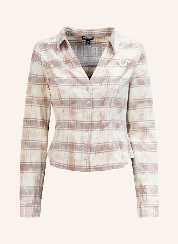 TRUE RELIGION Karohemd BRAUN/ BEIGE