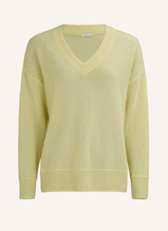 TRUE RELIGION Pullover V-Neck AMARA GELB