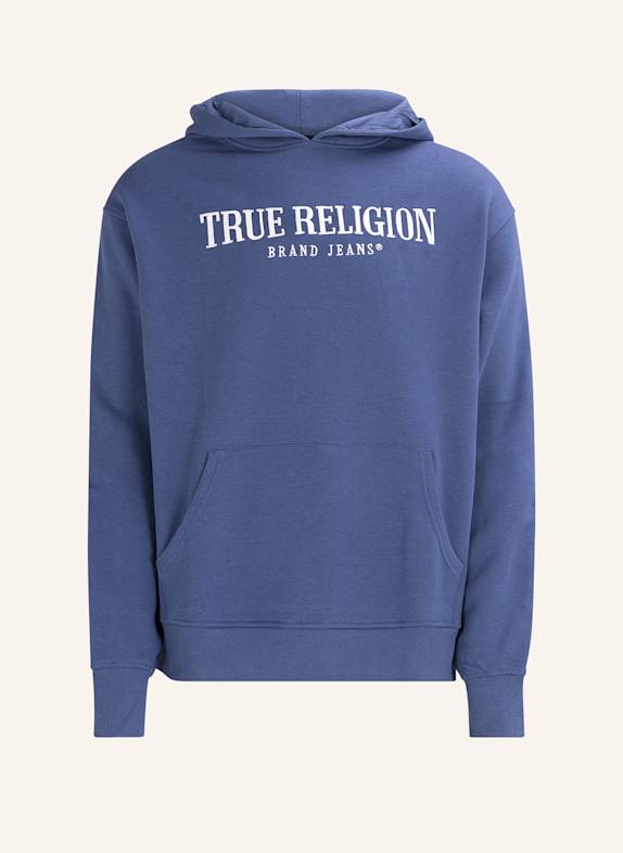 TRUE RELIGION Hoodie Zip-Up BLAU