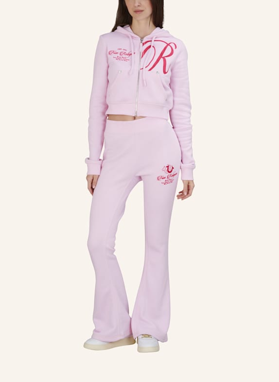 TRUE RELIGION Flare Sweatpants ROSA