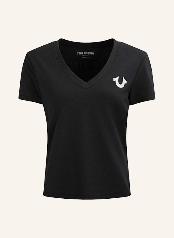 TRUE RELIGION T-Shirt SCHWARZ