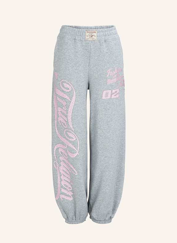 TRUE RELIGION Baggy-Jogger CRYSTAL GRAU