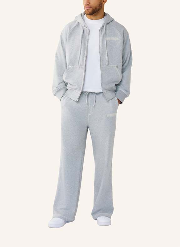 TRUE RELIGION Zip-Hoodie GRAU