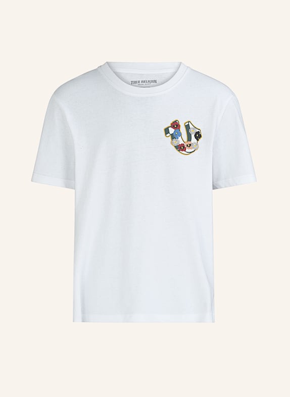 TRUE RELIGION T-Shirt GARDEN WEISS