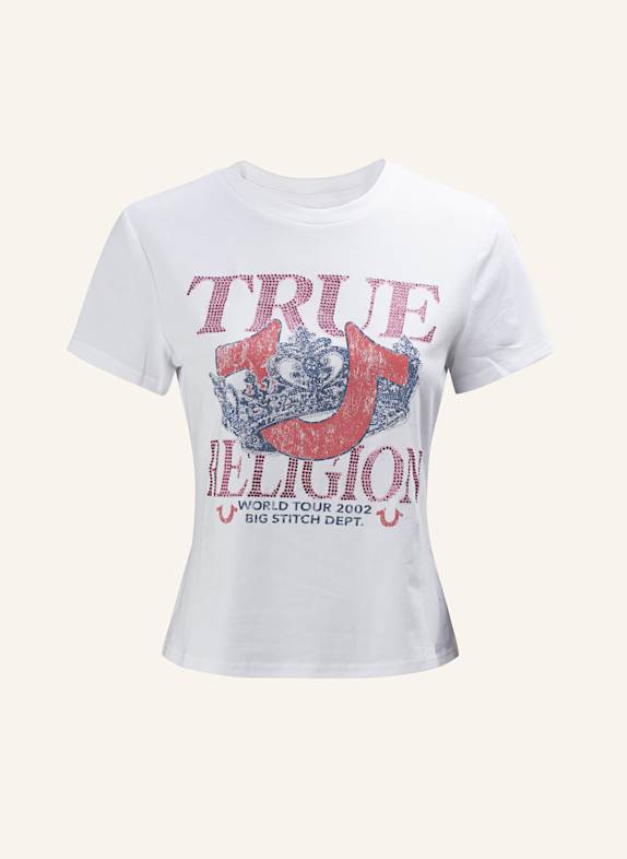 TRUE RELIGION T-Shirt CRYSTAL WEISS