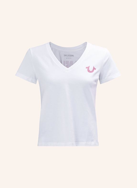 TRUE RELIGION T-Shirt BUDDHA WEISS