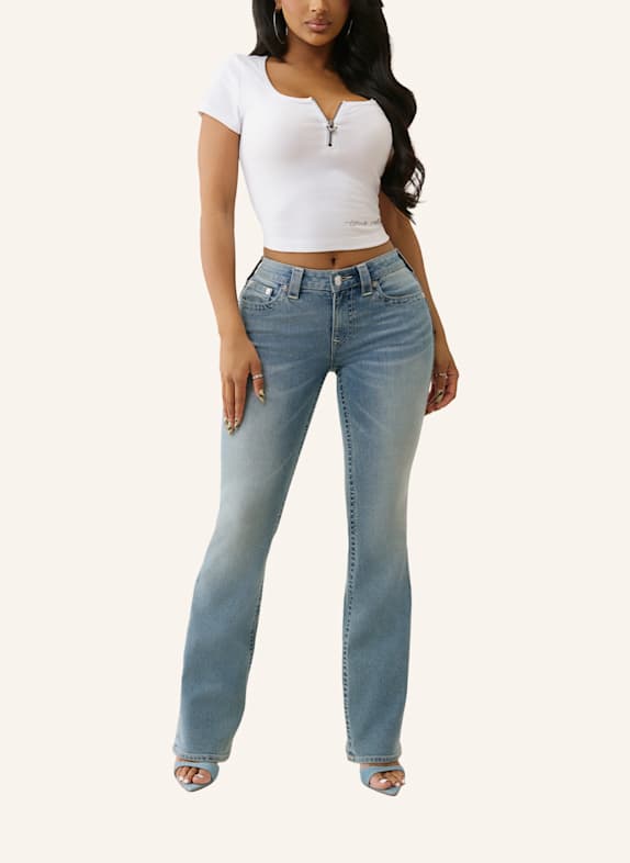 TRUE RELIGION Jeans BECCA BOOT CUT HELLBLAU/ HELLGRAU