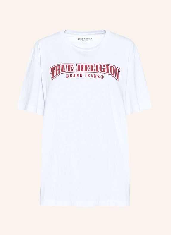 TRUE RELIGION T-Shirt BRUSH WEISS