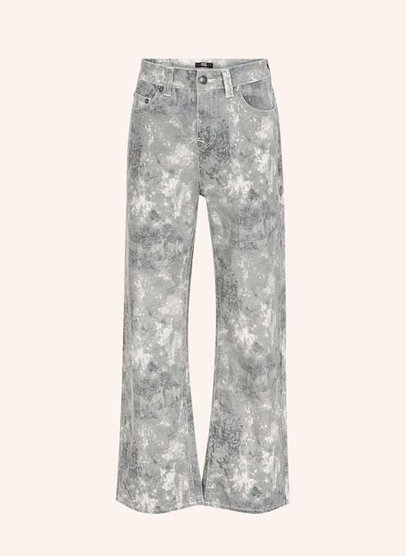TRUE RELIGION Jeans VINNY Tie Dye Camo GRAU