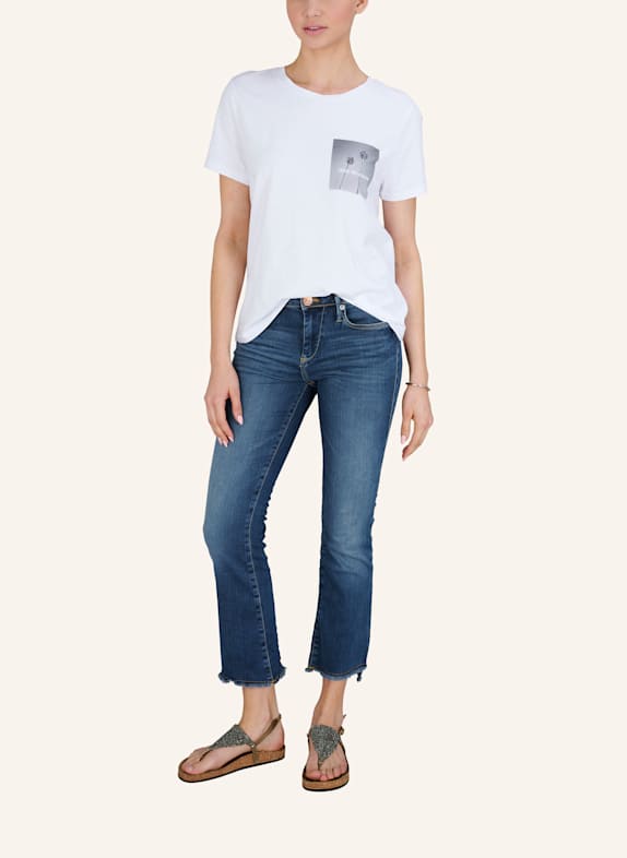 TRUE RELIGION Jeans HALLE Kick Flare BLAUGRAU/ DUNKELBLAU