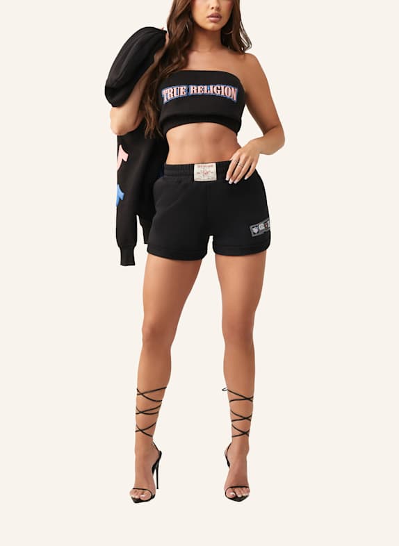 TRUE RELIGION Shorts SCHWARZ