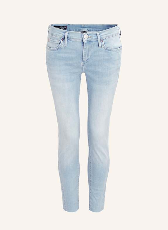 TRUE RELIGION Jeans HALLE Crop Slit HELLBLAU/ HELLGRAU