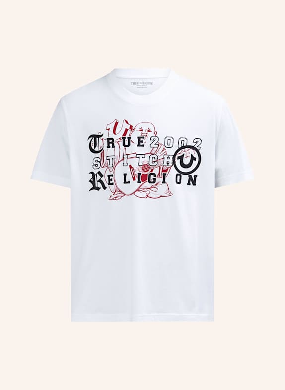 TRUE RELIGION T-Shirt BUDDHA LETTERS