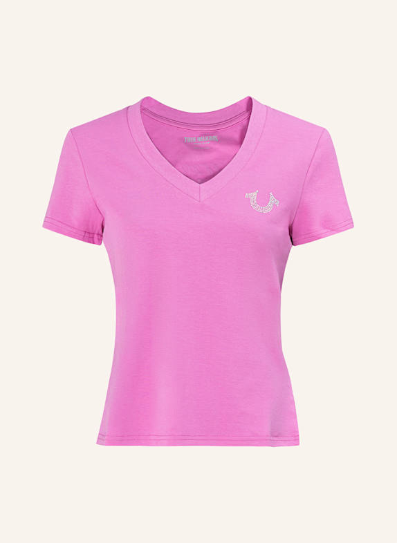 TRUE RELIGION T-Shirt HERITAGE PINK