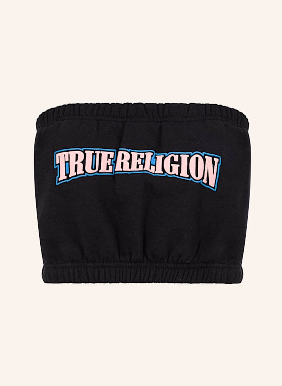 TRUE RELIGION Bandeau Top SCHWARZ