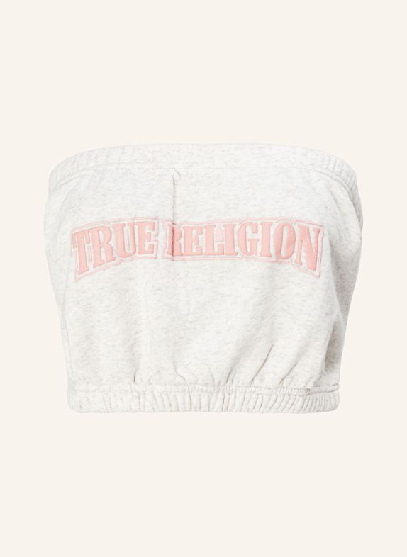 TRUE RELIGION Bandeau Top BEIGE