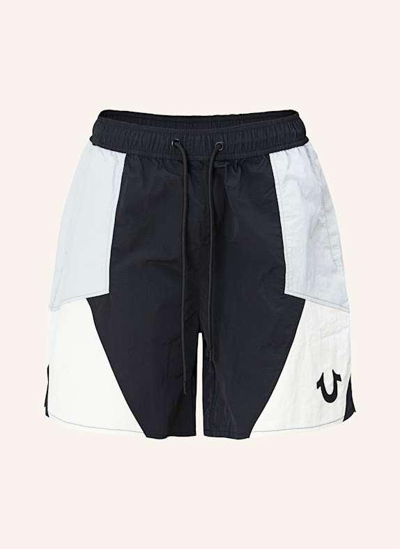 TRUE RELIGION Track Short COLORBLOCK SCHWARZ