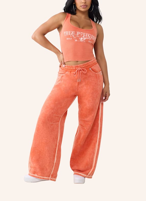 TRUE RELIGION Sweatpant Barrel ORANGE