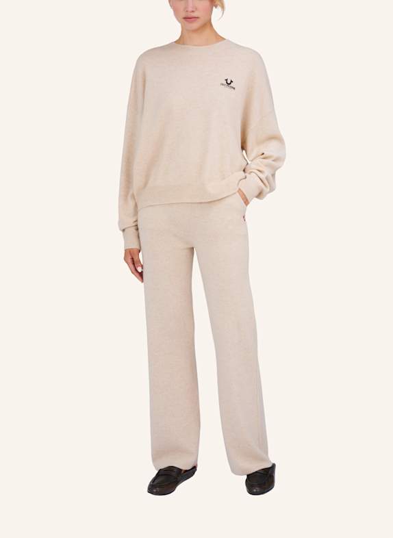 TRUE RELIGION Strickhose MC POCKET BEIGE