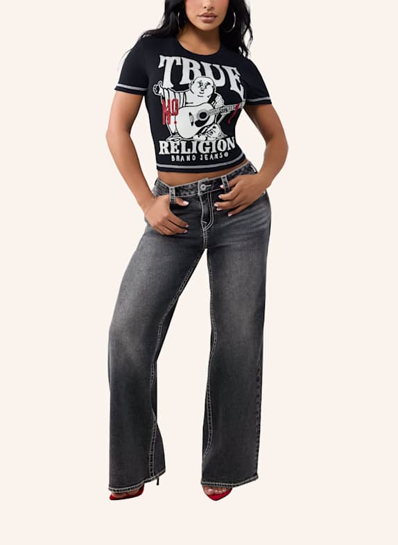 TRUE RELIGION T-Shirt BUDDHA SCHWARZ
