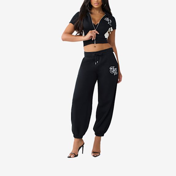 TRUE RELIGION Sweatpant BAGGY JOGGER SCHWARZ