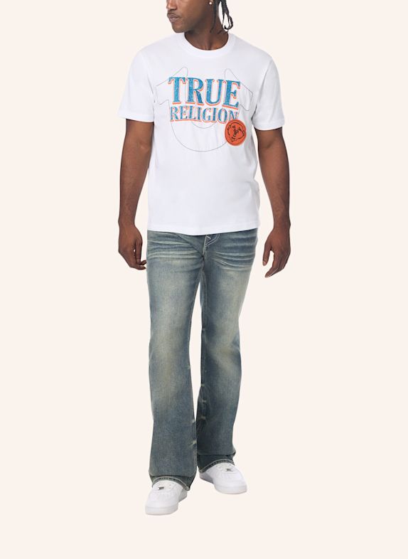 TRUE RELIGION T-Shirt WEISS