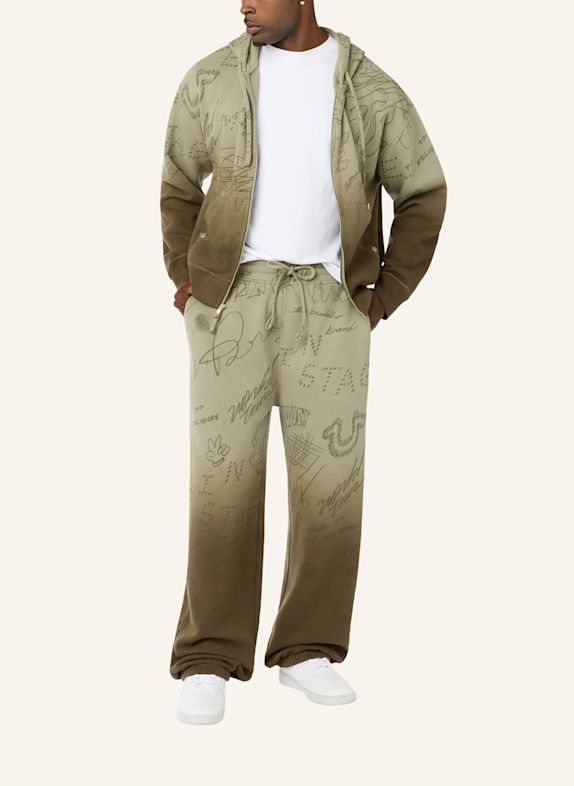 TRUE RELIGION Jogginghose DIP-DYED BIG T ALTROSA