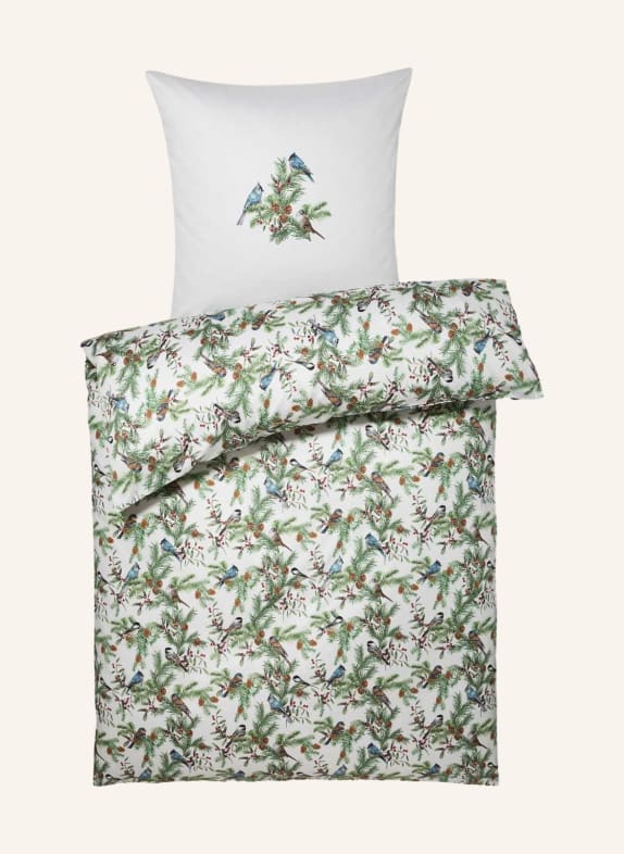 RID ESSENTIALS Bettwäsche WINTERBIRDS WEISS