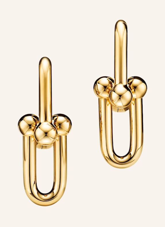 TIFFANY & Co. Kolczyki ogniwowe TIFFANY HARDWEAR z 18-karatowego żółtego złota ZŁOTY