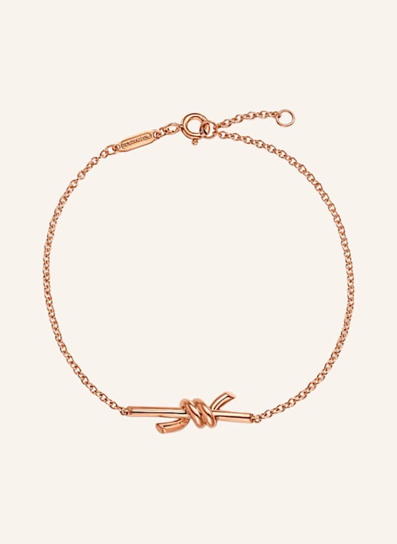 TIFFANY & Co. Bransoletka TIFFANY KNOT z 18-karatowego różowego złota RÓŻOWOZLOTY