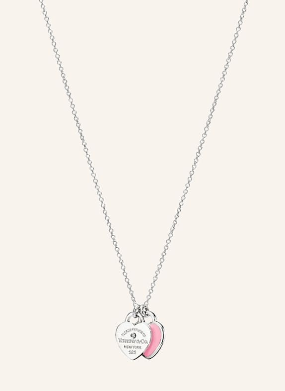 TIFFANY & Co. Naszyjnik RETURN TO TIFFANY™ ze srebra próby 925 z brylantami SREBRNY