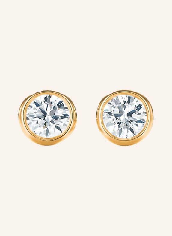 TIFFANY & Co. Kolczyki ELSA PERETTI® DIAMONDS BY THE YARD® z 18-karatowego złota ZŁOTY