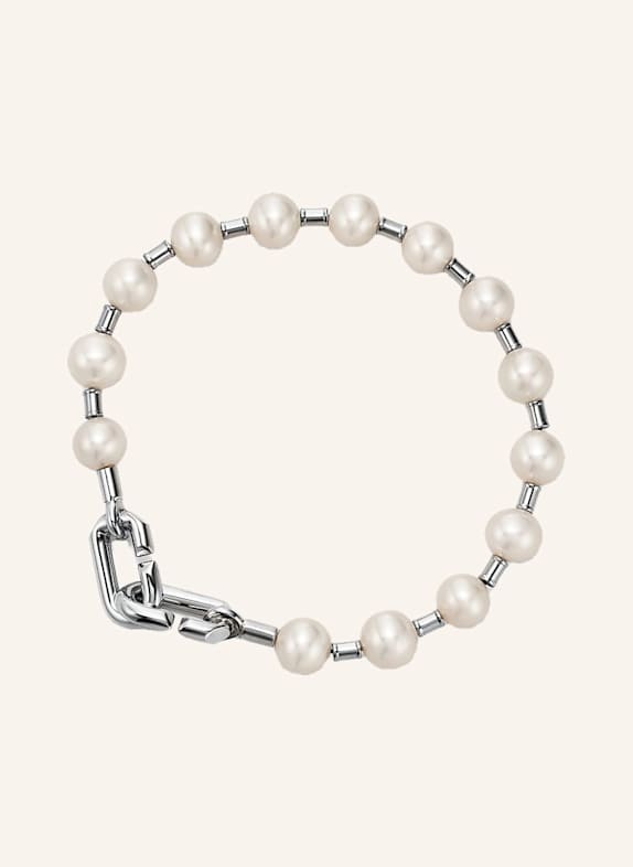TIFFANY & Co. Tiffany HardWear ARMBAND aus Sterlingsilber mit Süßwasserperlen SILBER