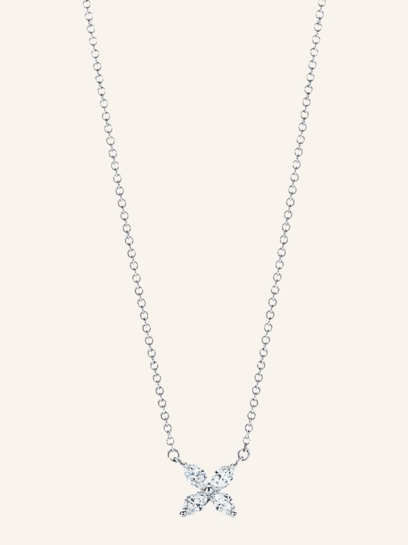 TIFFANY & Co. Halskette TIFFANY VICTORIA® aus Platin mit Diamanten PLATIN