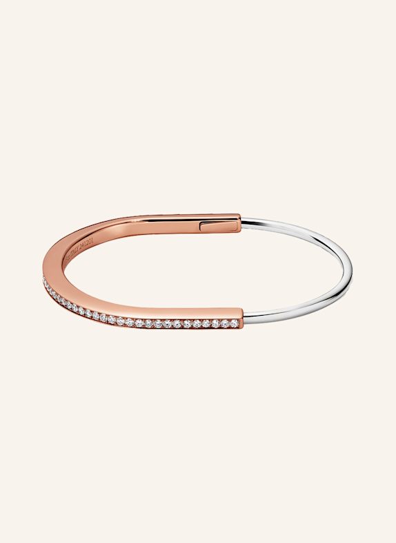 TIFFANY & Co. Armreif TIFFANY LOCK aus 18 Karat Rosé- und Weißgold mit Diamanten ROSÉGOLD/ WEISSGOLD