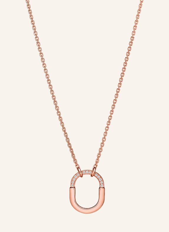 TIFFANY & Co. Anhänger TIFFANY LOCK aus 18 Karat Roségold mit Diamanten ROSÉGOLD