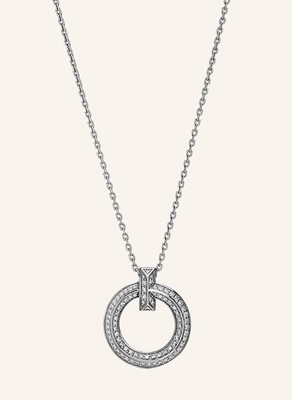 TIFFANY & Co. Naszyjnik TIFFANY T BIAŁOZŁOTY