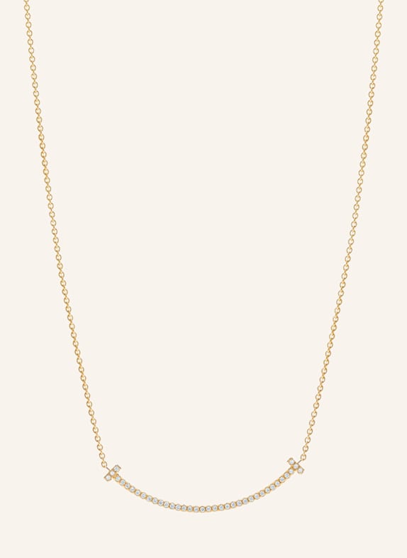 TIFFANY & Co. Halskette TIFFANY T SMILE GOLD