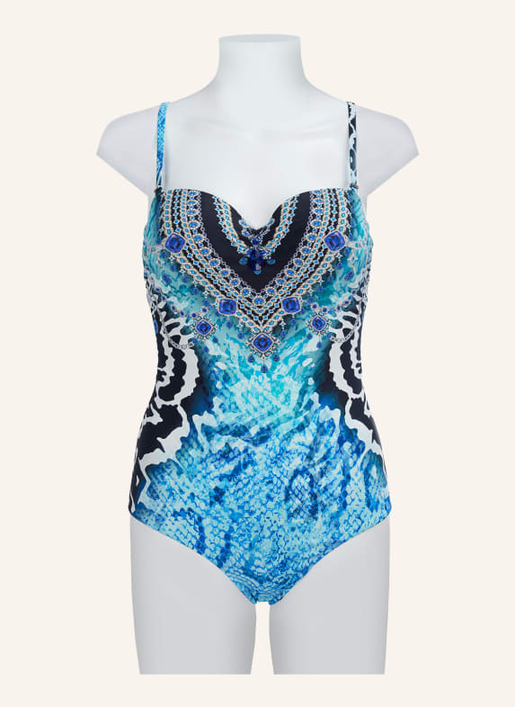 Marc 
André Bandeau-Badeanzug OCEAN HEART BLAU