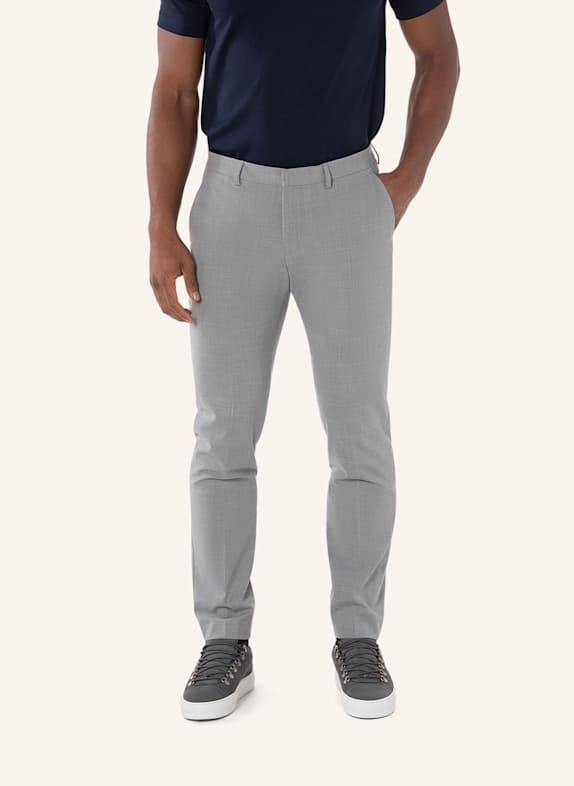 BENVENUTO Anzughose IAGO 360 SLIM FIT GRAU