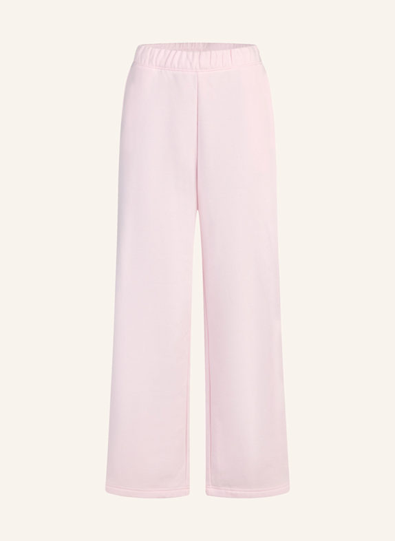 Fabletics Sweatpants COZY FLEECE WIDE LEG PINK