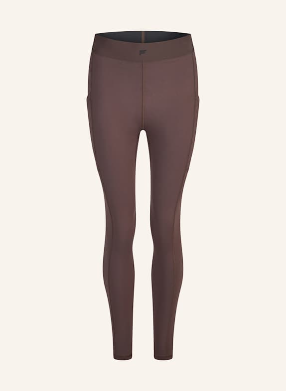 Fabletics Tights ON-THE-GO HIGH-WAISTED BRAUN/ SCHWARZ