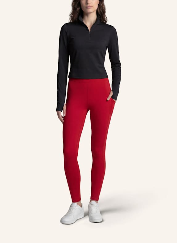 Fabletics Longsleeve COLD WEATHER HALF-ZIP SCHWARZ