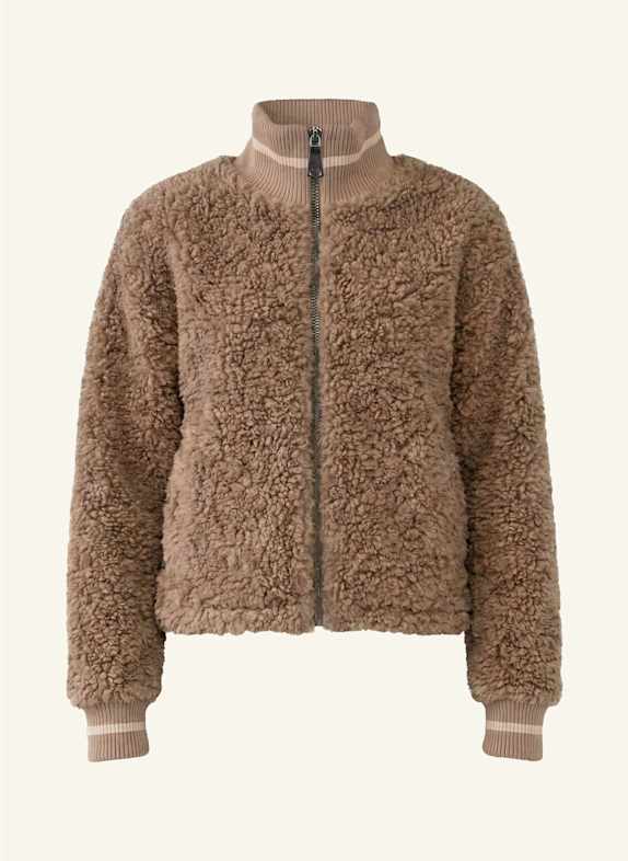 No.1 Como Jacke TEDDYFELL-JACKE POPPI BEIGE