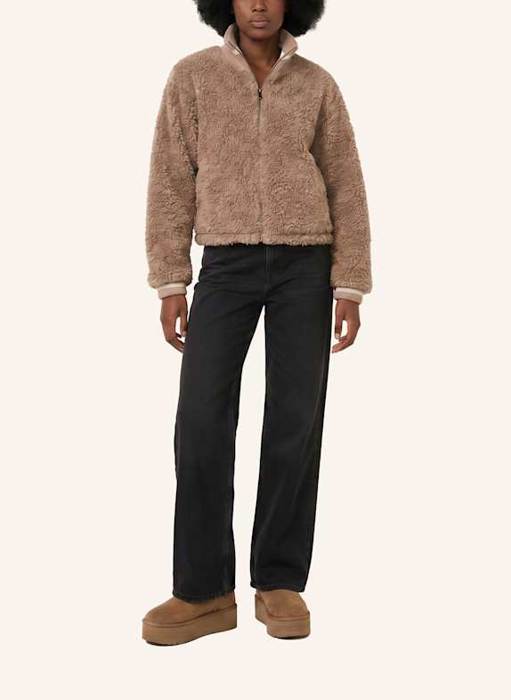 No.1 Como Jacke TEDDYFELL-JACKE POPPI BEIGE