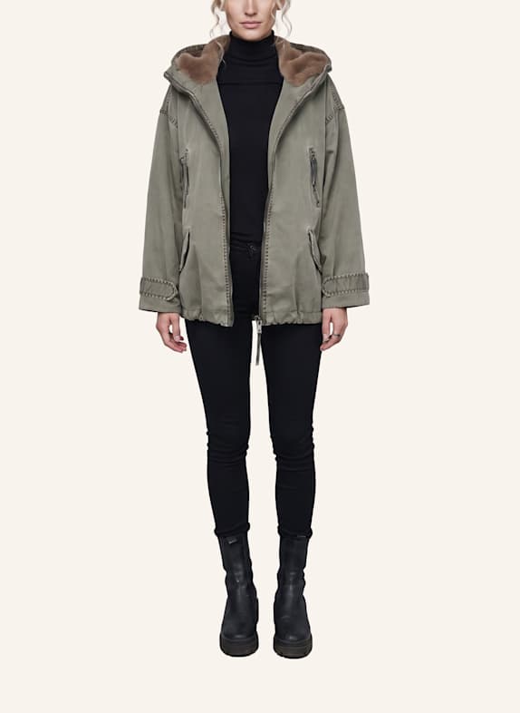 BLONDE No.8 Jacke BELLA KHAKI