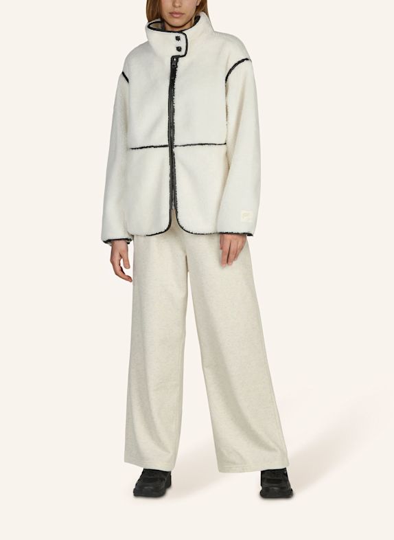 Fabletics Outdoor-Jacke TEDDY MID-LENGTH BEIGE