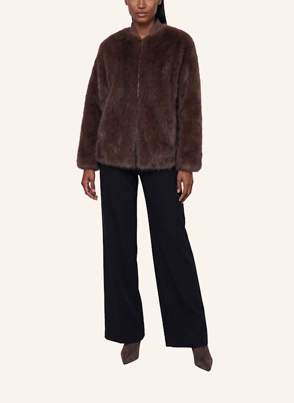 BLONDE No.8 Kunstfell-Jacke BRIANA BRAUN