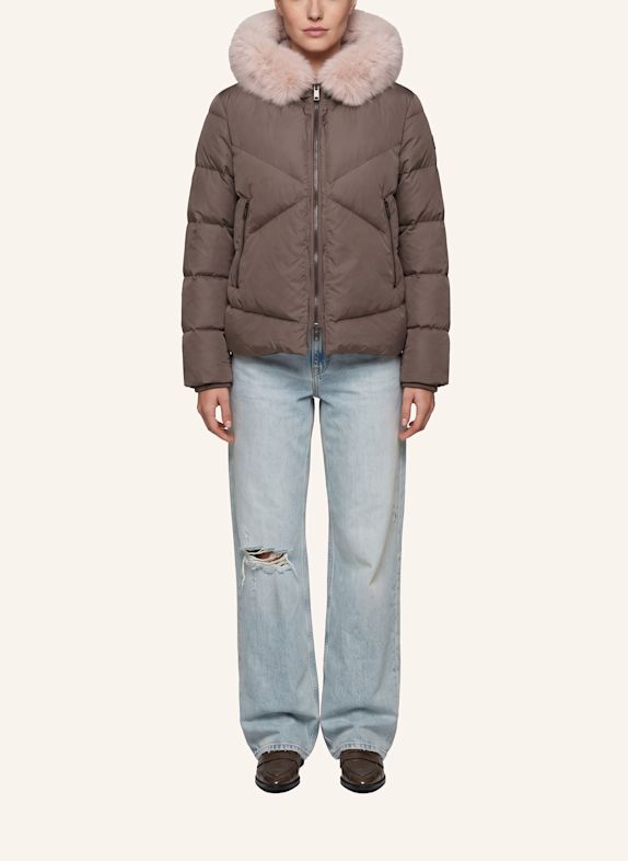 BLONDE No.8 Steppjacke SNOW 316 TAUPE